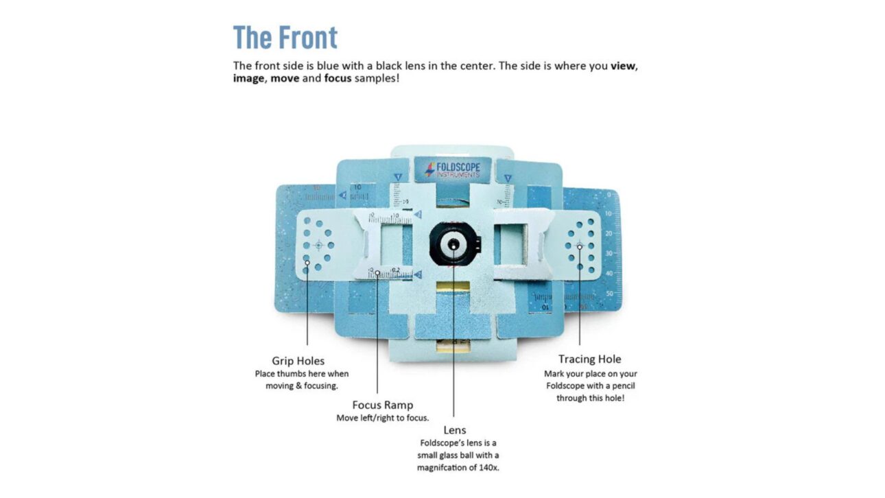 Microscópio de papel criado em Stanford custa menos de US$ 1, chega a 160 países, alcança milhões de pessoas e leva ciência prática a escolas sem laboratório.