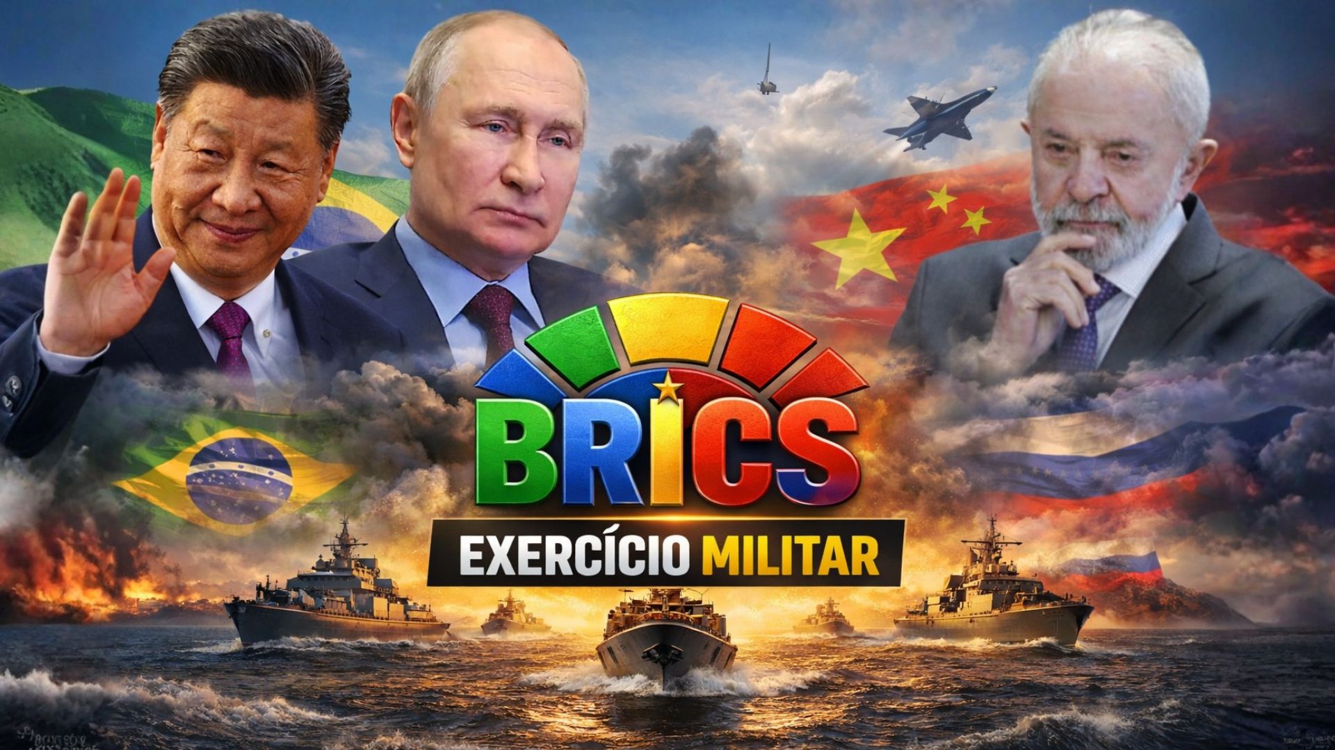 BRICS inicia exercício naval na África do Sul sob liderança da China, ampliando debate sobre segurança marítima, geopolítica e rotas comerciais globais.