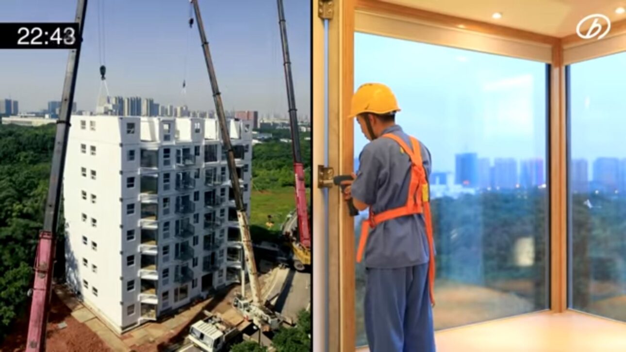 La construcción modular en China acelera obras con prefabricación, hospitales de la pandemia y edificio montado en 28 horas levantan un debate técnico.