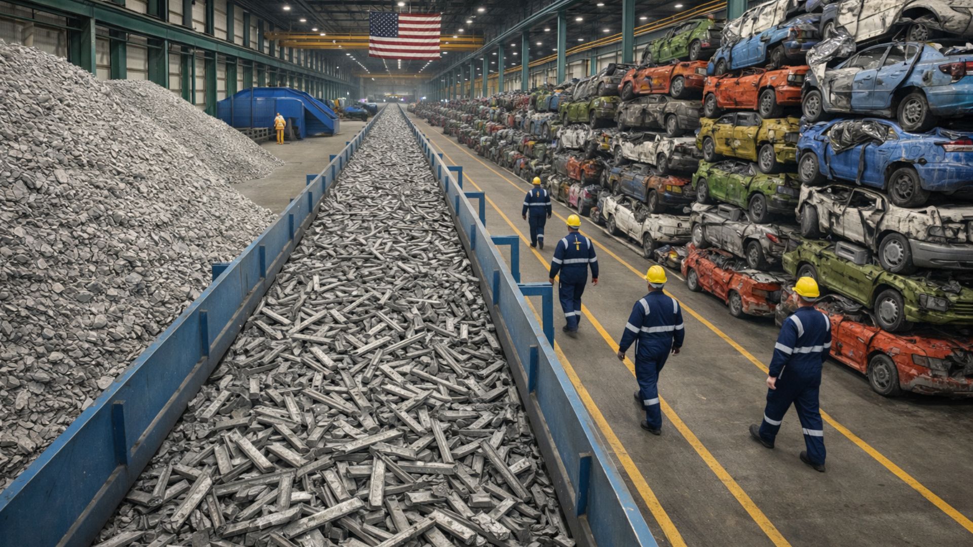 Reciclagem automotiva transforma carros velhos em aço reciclado, reduz até 74% da energia e abastece a construção e a indústria.