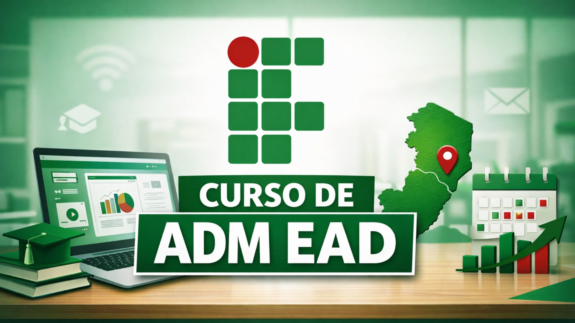 Ifes abre vagas remanescentes para curso técnico gratuito em Administração EAD em 2026, com sorteio público e inscrições até 1º de fevereiro.