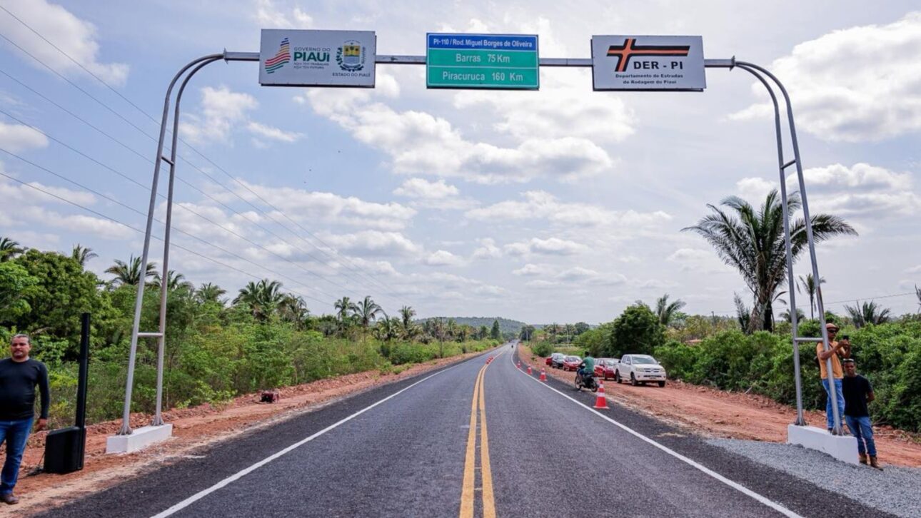 Carretera PI-110 entregada en Piauí reduce trayecto entre Miguel Alves y Barras, recibe R$ 54,6 millones y promete impactos en la movilidad regional.
