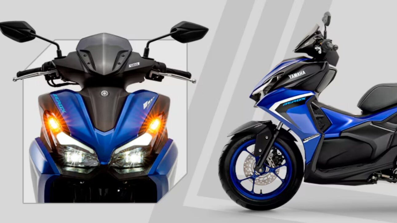 Yamaha presenta Aerox E eléctrica en India con 106 km de autonomía, mientras que Brasil recibe la Aerox 160 a combustión, con 15,1 cv y precio sugerido de R$ 18.990.