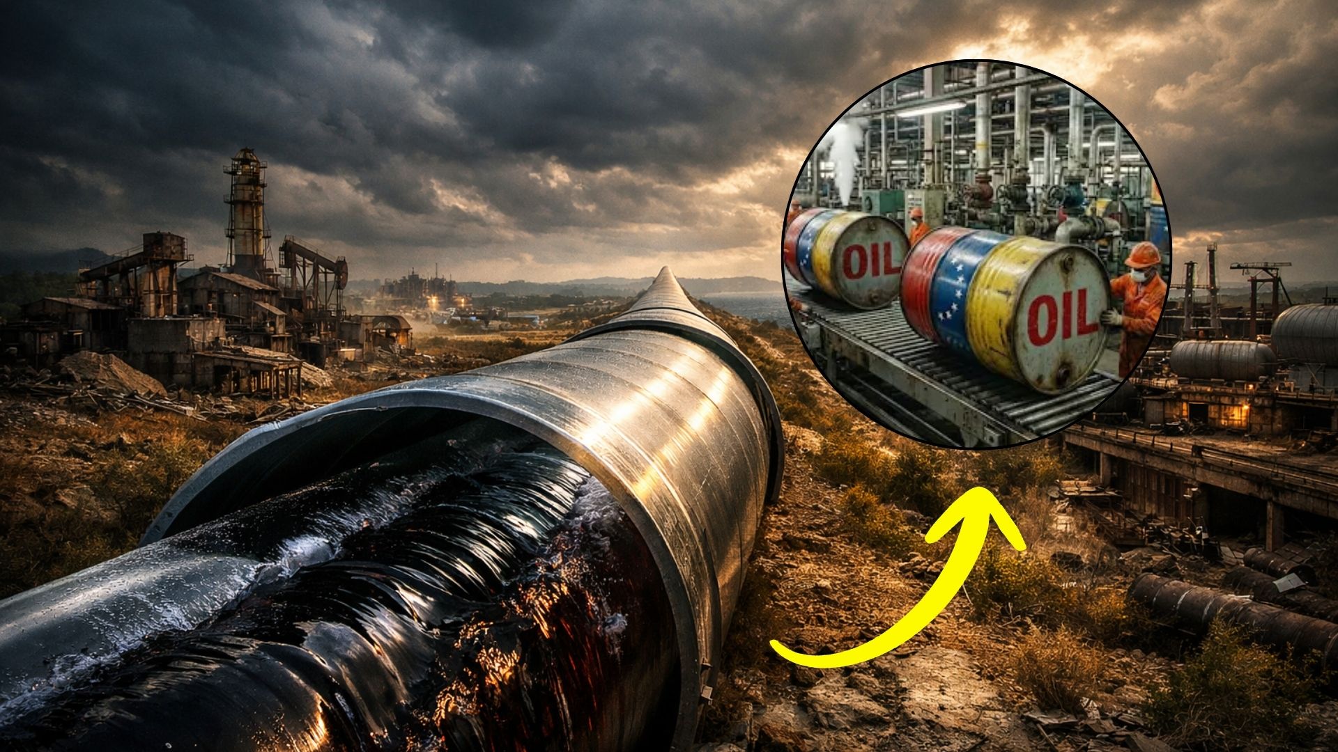 Como a Venezuela construiu oleodutos gigantes para escoar petróleo extrapesado do Orinoco até portos e refinarias dos EUA, em meio a desafios industriais.