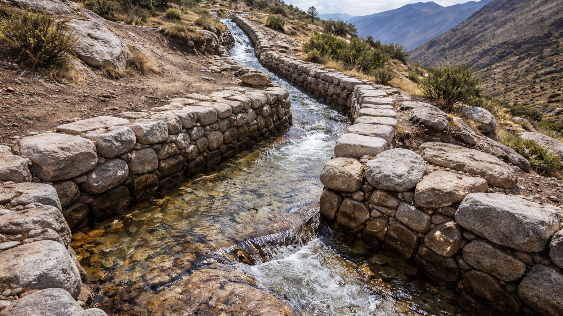 Técnica ancestral no Peru infiltra água da chuva nos Andes e libera vazão na seca, reforçando a segurança hídrica de Lima sem grandes obras.