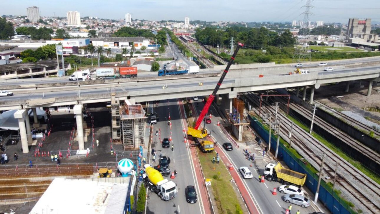 Obra en el Alto Tietê crea nuevos accesos al Rodoanel Este, prevé viaductos de hasta 900 metros, ciclovías e inversión de R$ 1 mil millones hasta 2027.