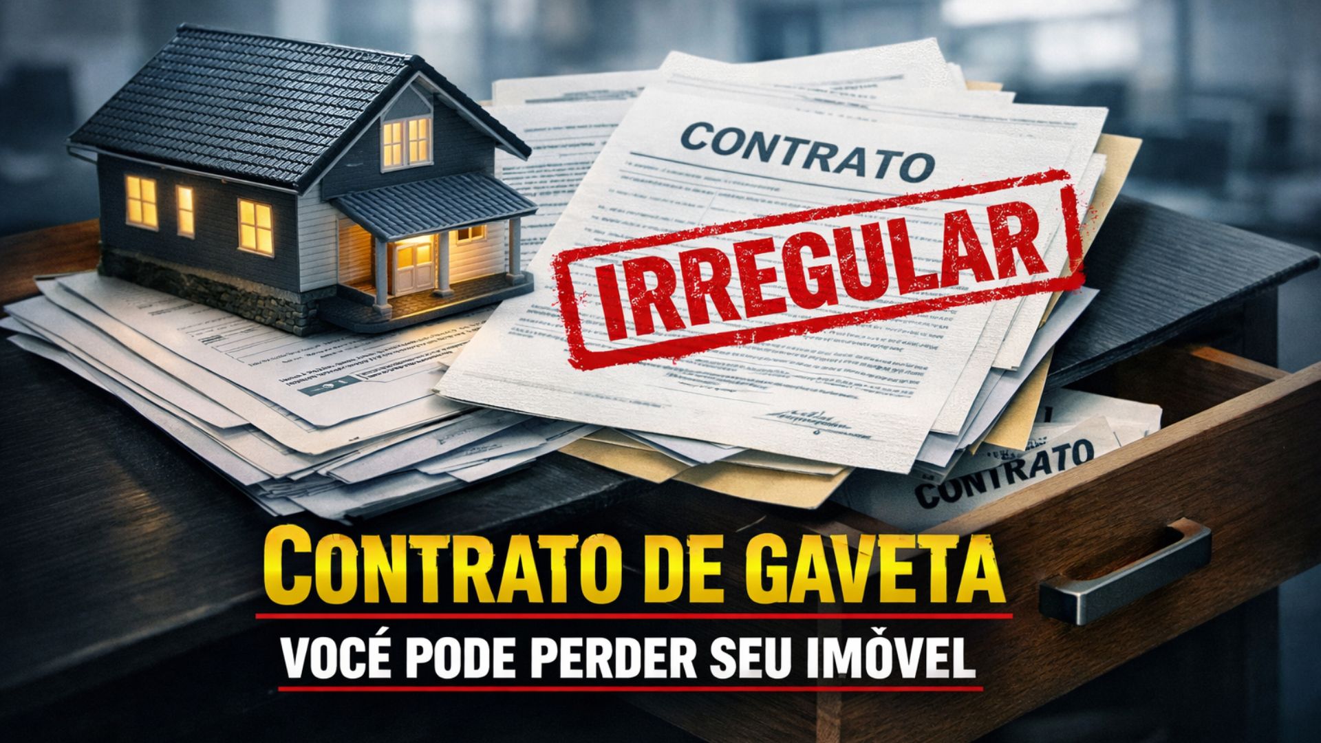 Contrato de gaveta em imóveis financiados expõe comprador a leilão, perda do bem e disputas judiciais por falta de registro e anuência banco.