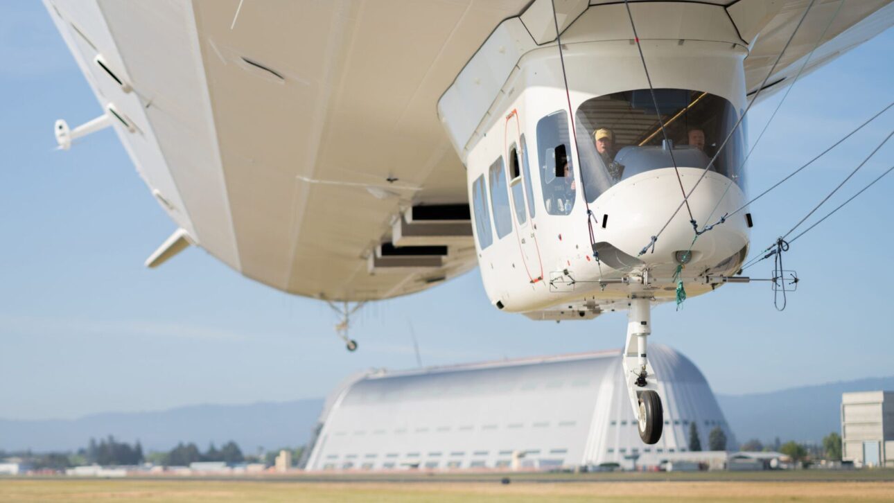 Pathfinder 1, maior dirigível rígido moderno, amplia testes na Baía de San Francisco e sobrevoa a Golden Gate em voos da LTA Research.