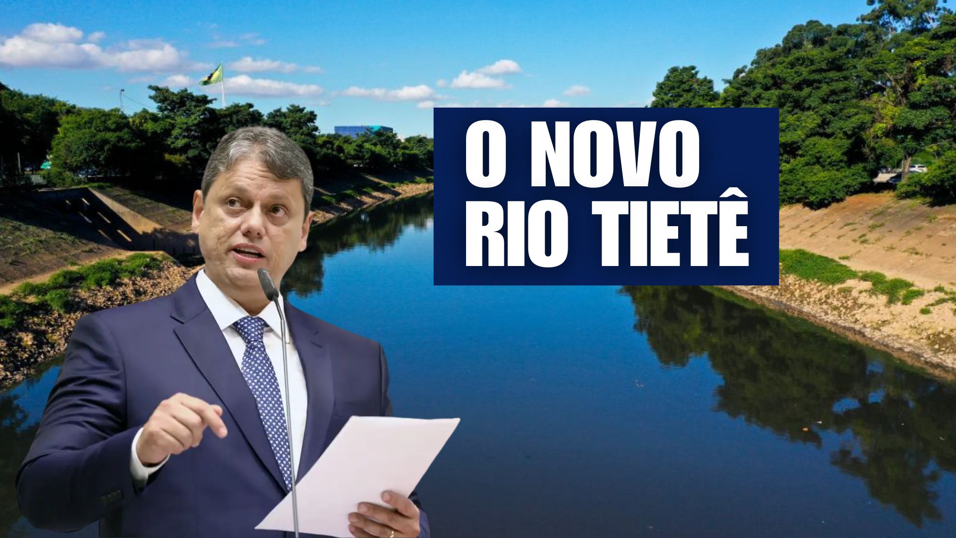 Projeto IntegraTietê avança, remove milhões de sedimentos e reduz poluição do Rio Tietê. Meta é tornar o rio próprio para banho até 2029.