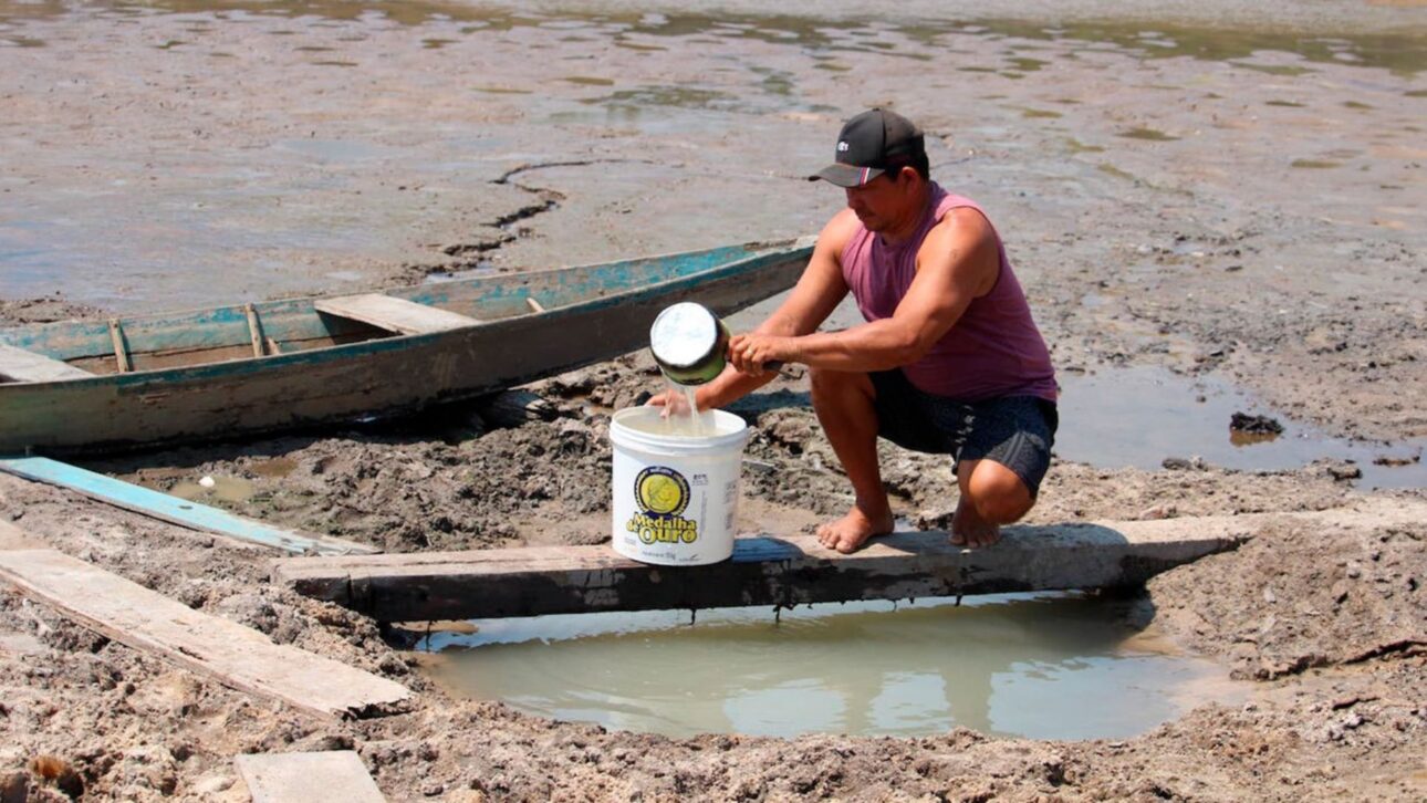 Familias ribereñas viven aisladas en palafitos en el Río Madeira, enfrentando crecidas, sequía y largos viajes en barco para acceder a servicios básicos en Porto Velho.