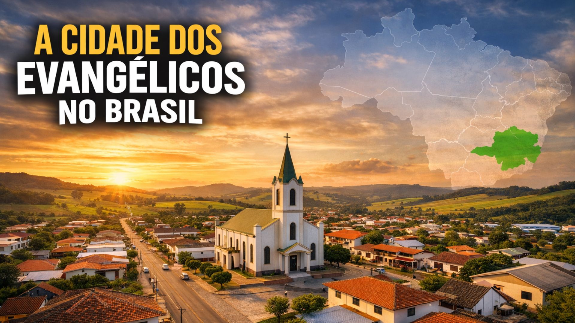 Cidade pequena de Santa Catarina chama atenção em ranking do IBGE ao registrar 76% da população evangélica, acima da média nacional.