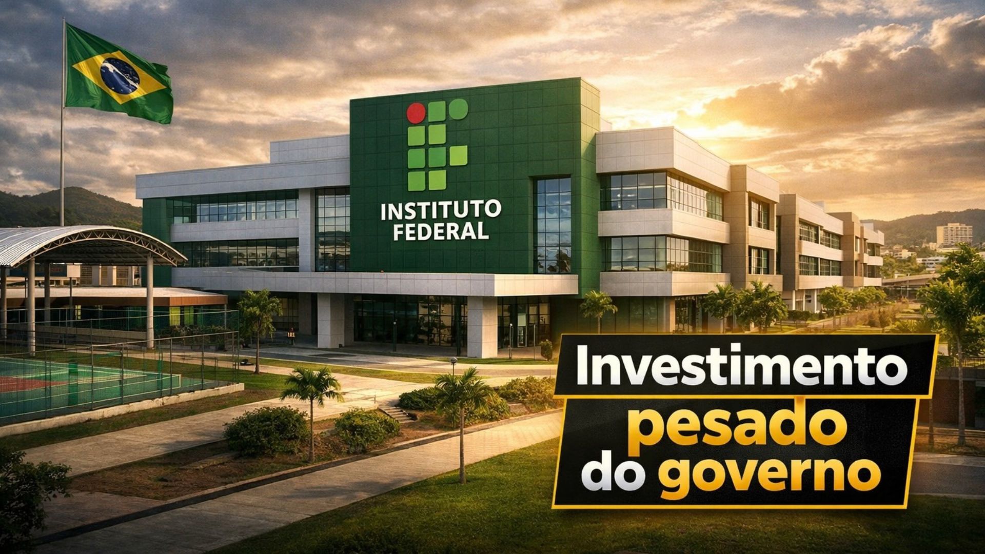 Governo Federal homologa licitação e investe R$ 14,6 milhões no novo IFSC em Tijucas, com terreno amplo e previsão de mais recursos.