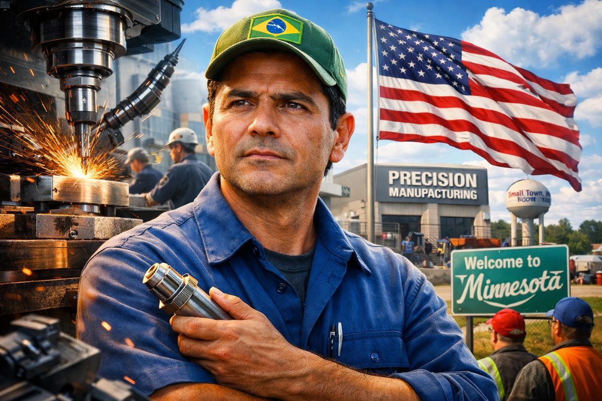 Imigrante brasileiro abre fábrica de precisão em cidade pequena de Minnesota, fatura mais de US$ 1 milhão, cria empregos para americanos e desabafa imigração não ajuda quem quer (2)