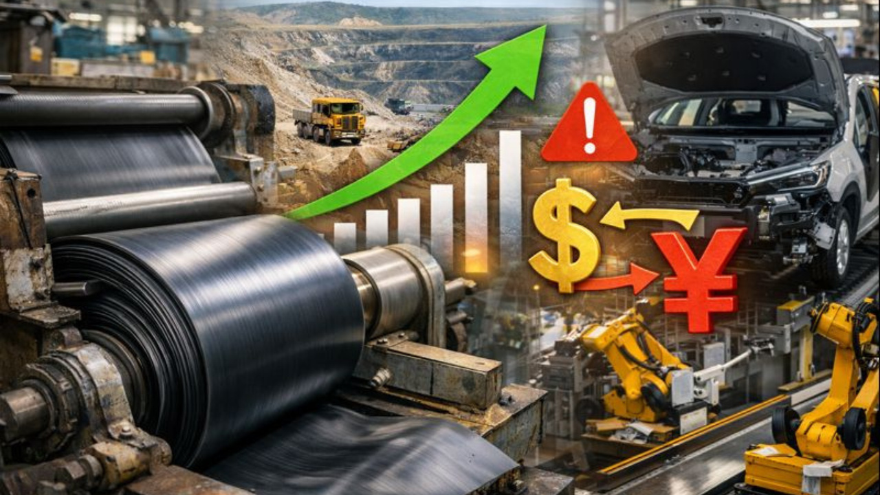 Indústria de borracha avança 2,5% em Minas Gerais em 2025, puxada por mineração e setor automotivo, mas prevê desaceleração em 2026.