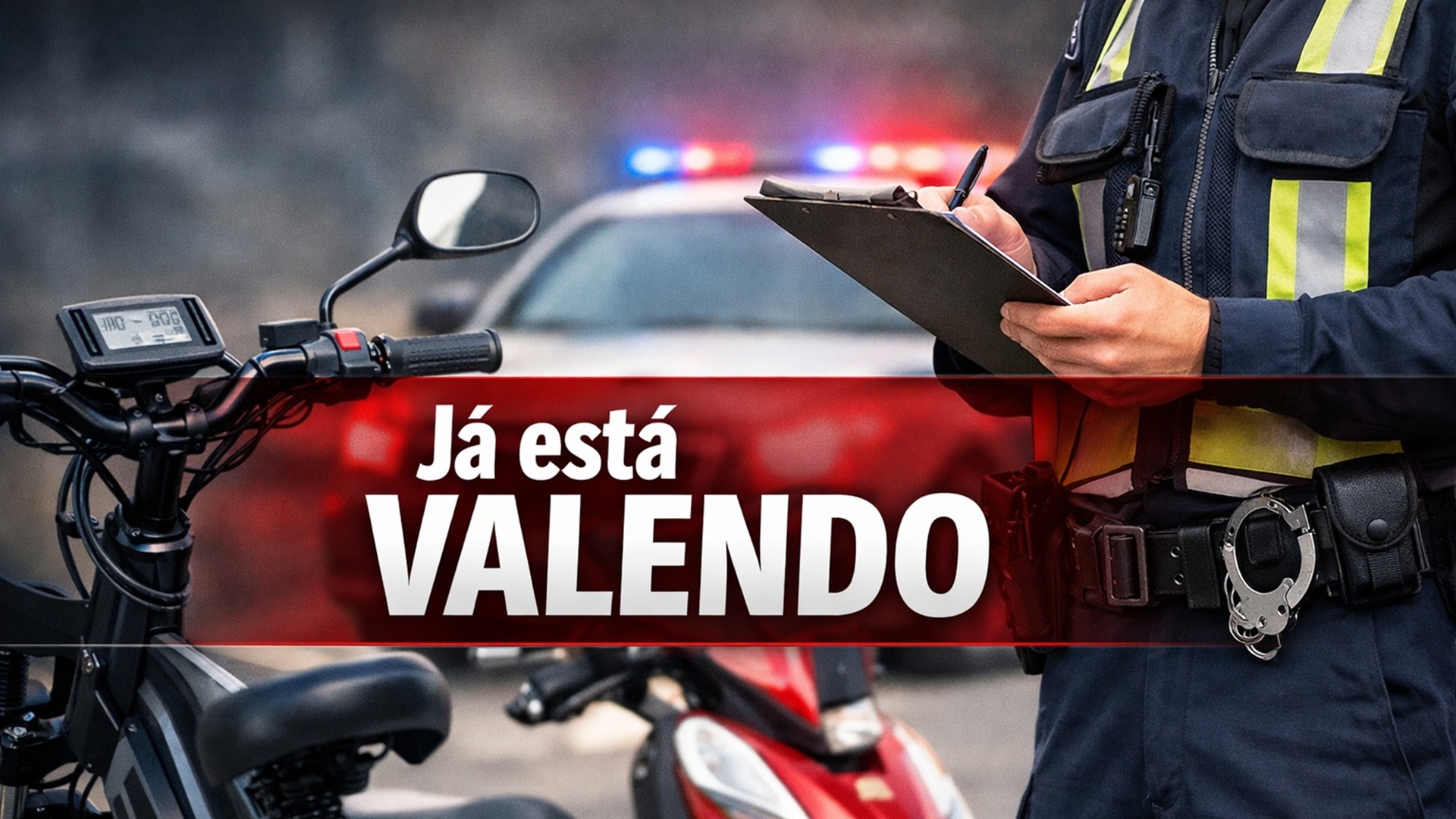 Nova regra do Contran exige CNH para ciclomotores a partir de 2026 e amplia fiscalização sobre veículos elétricos em circulação nas cidades.