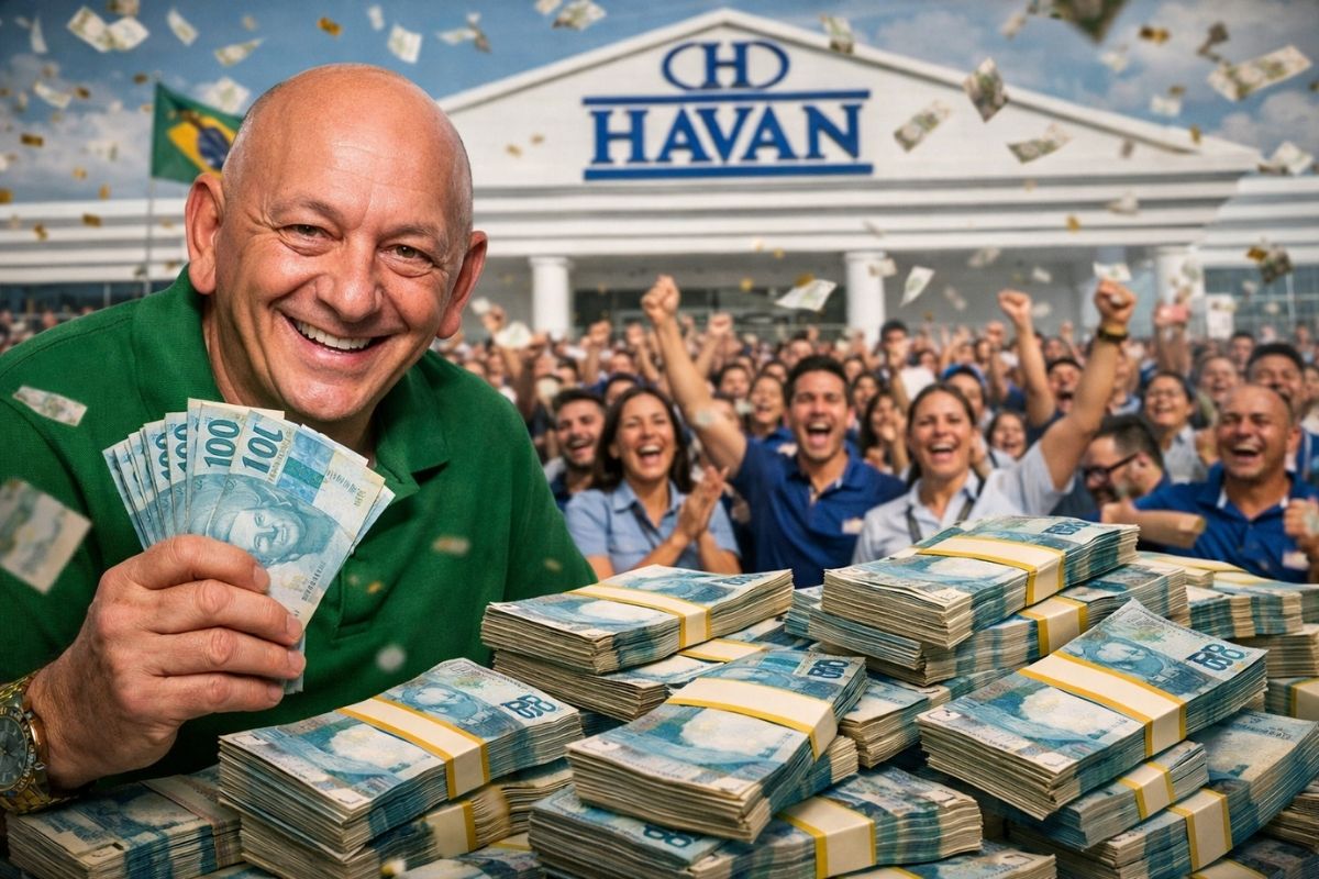 Luciano Hang antecipa PPR da Havan: R$ 90 milhões para 23 mil funcionários e 14º salário pago antes, com evento nas lojas e impacto em 2026.