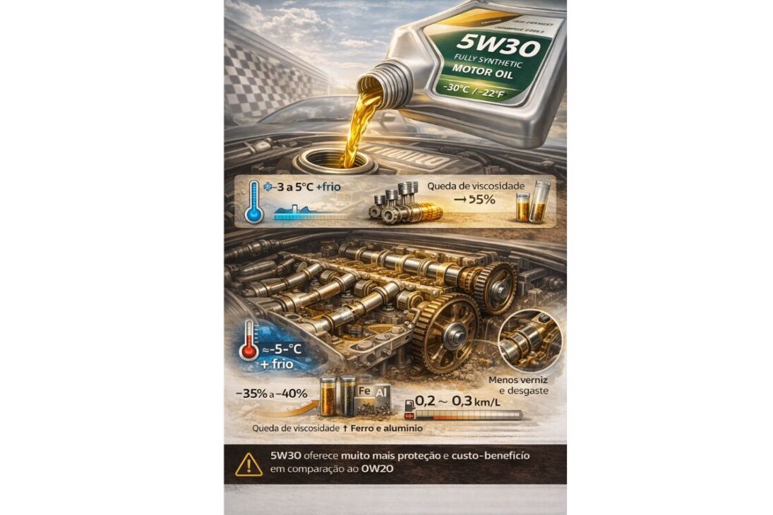 Prueba revela qué aceite salva el motor: aceite 0W20, aceite 5W30 y aceite 5W40 comparados en desgaste, consumo y vida útil del motor en uso real.