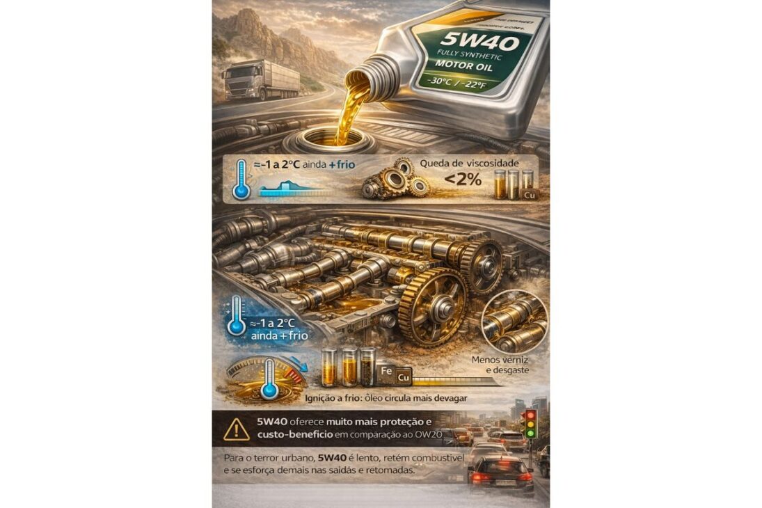 Prueba revela qué aceite salva el motor: aceite 0W20, aceite 5W30 y aceite 5W40 comparados en desgaste, consumo y vida útil del motor en uso real.