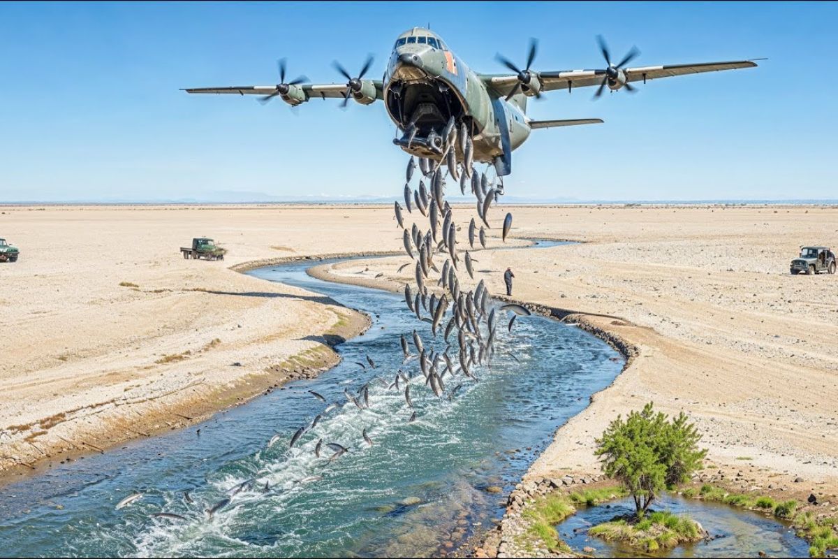 milhares de salmões no rio Elwha: barragens caem, desova devolve nutrientes e refaz o leito, com retornos rápidos que desafiam a restauração.