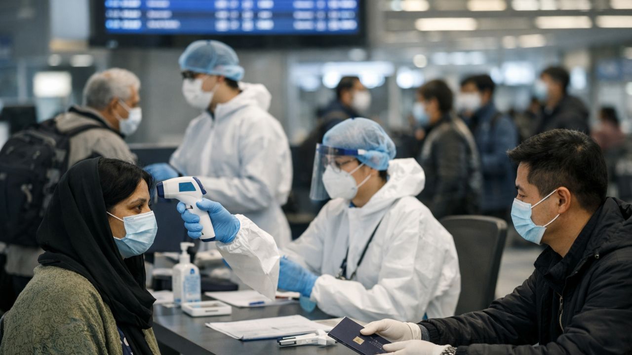 Surto do vírus Nipah na Índia coloca a Ásia em alerta e leva países a reforçarem controles sanitários em aeroportos.