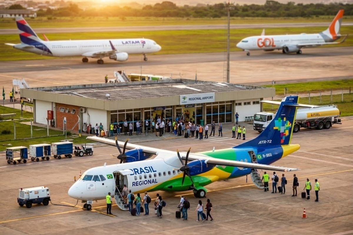 Nova companhia aérea POP Linhas Aéreas, ligada à Total Linhas Aéreas, aposta em ATR e conectividade regional para ocupar rotas ignoradas, atuar como alimentadora e desafiar o domínio no mercado doméstico.