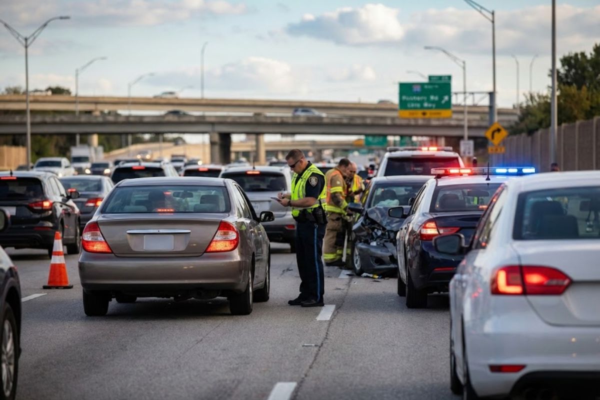 Projeto de lei prevê multa ao motorista em rodovia que ignora redução de velocidade perto de acidentes e equipes, tentando evitar mortes e atropelamentos.