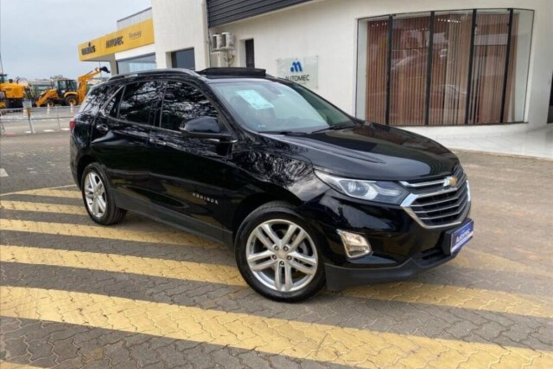 Chevrolet Equinox 2.0 turbo aparece como usado con Tabla FIPE cerca de R$ 113 mil, maletero de 468 litros, seis airbags y motor 2.0 turbo similar al del Camaro, según la base.