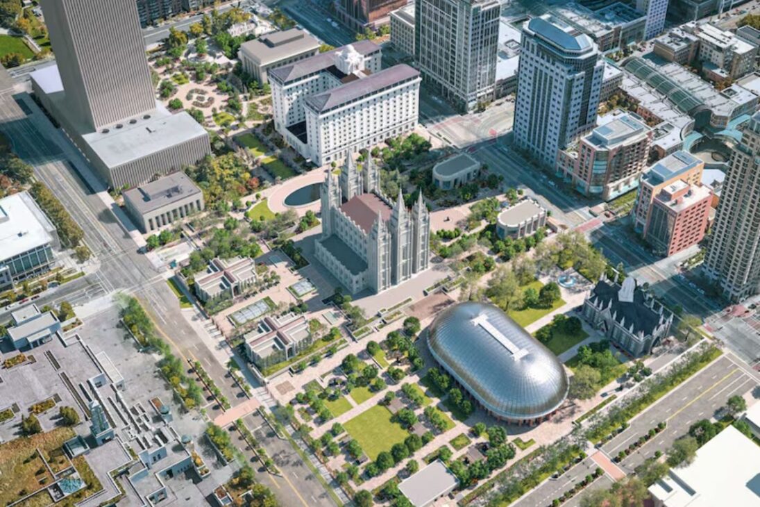 El Templo de Salt Lake Gana Aislamiento de Base con Aisladores Sísmicos para Enfrentar Terremotos en Salt Lake City en la Falla de Wasatch.