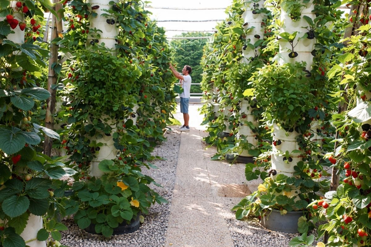 Paris inaugura a maior fazenda urbana da Europa em um telhado gigante, produzindo mais de mil frutas e vegetais por dia sem agrotóxicos, com tecnologia limpa, educação