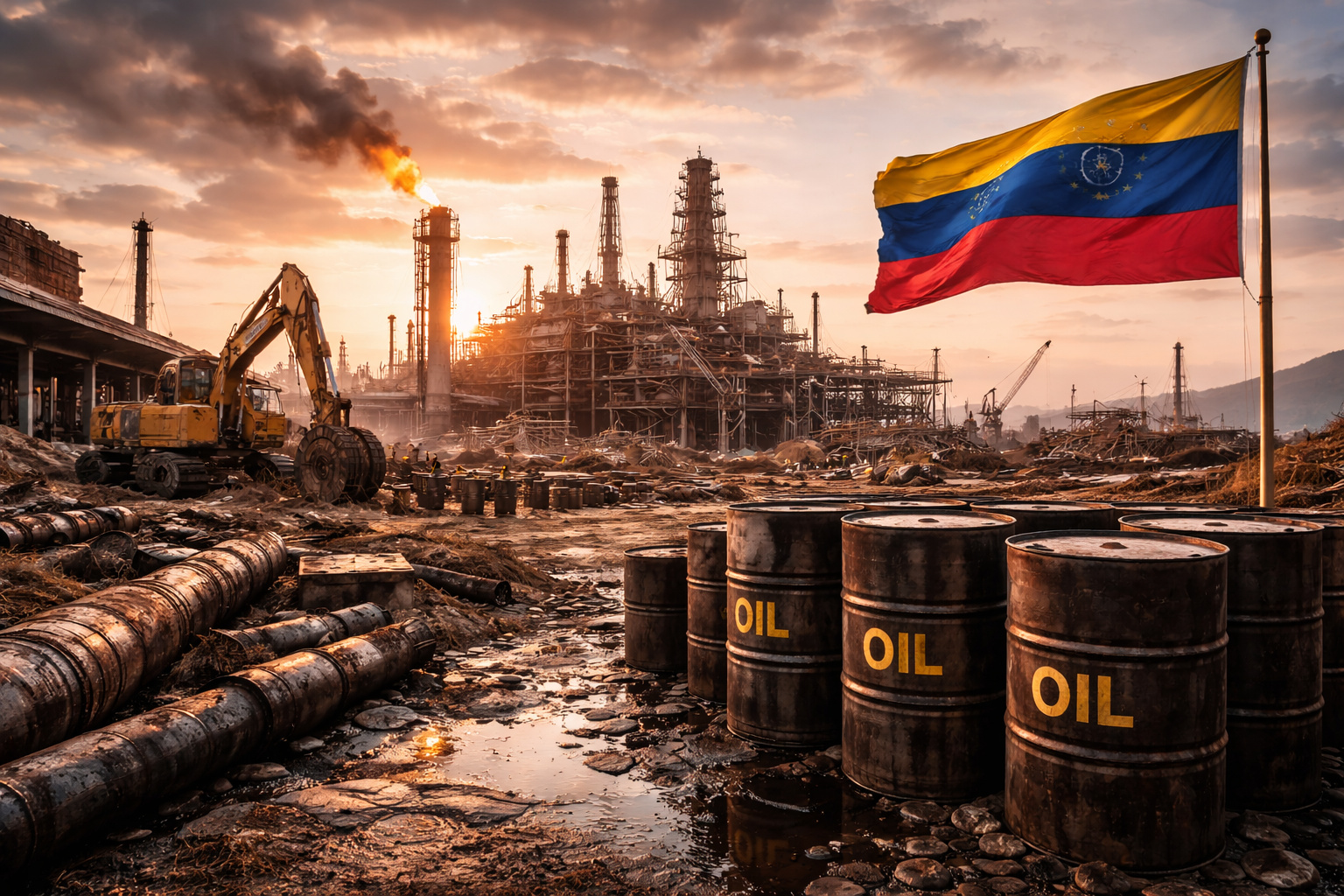 Petróleo venezuelano exige investimentos bilionários