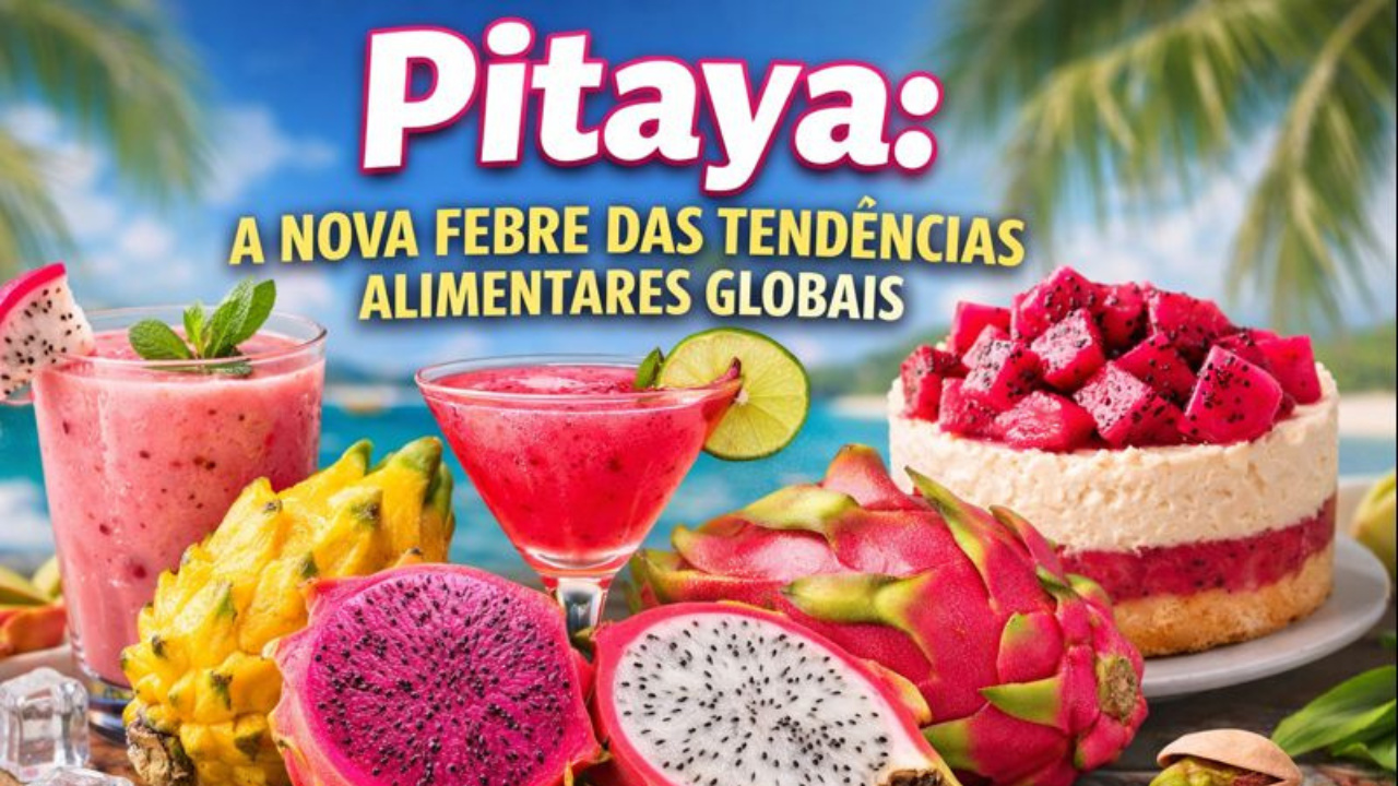 Um guia europeu aponta a pitaya como nova aposta da indústria de bebidas e da gastronomia mundial em 2026.