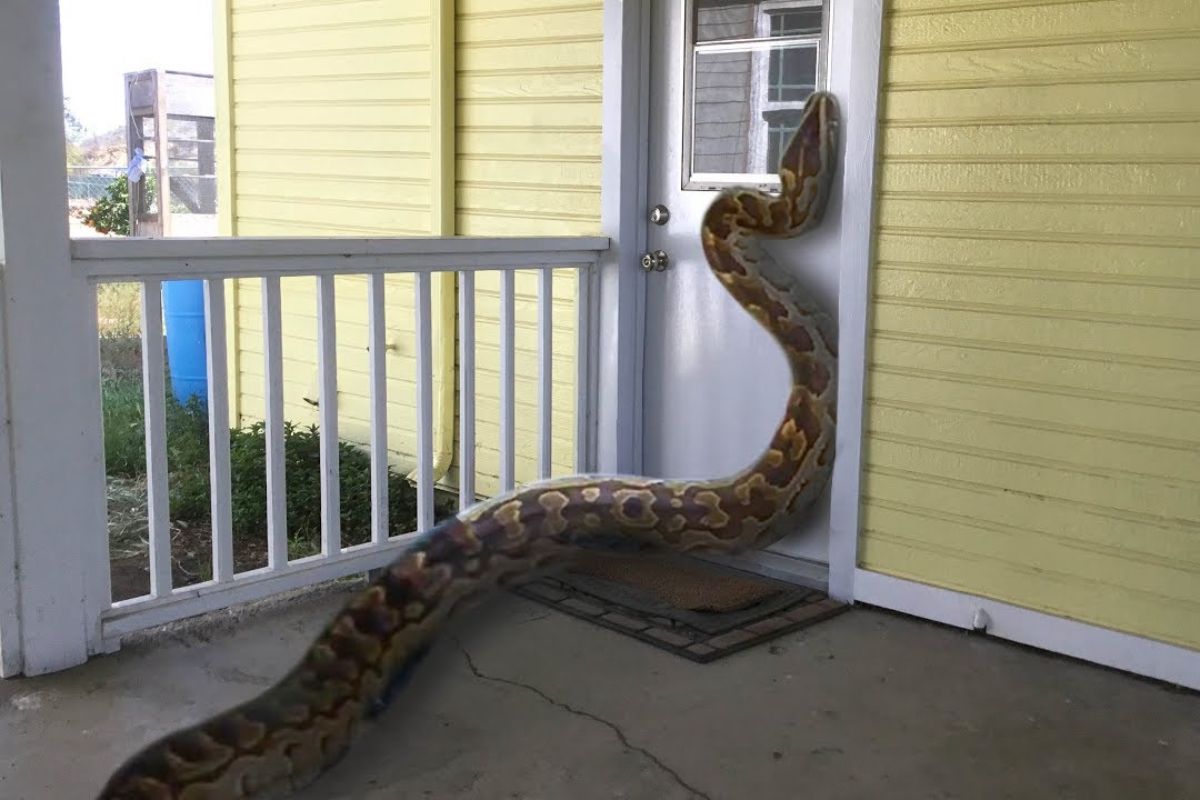 Píton-africana aparece em vídeo raro ao engolir presas grandes, revela mecanismo assustador e desmonta mito da mandíbula solta em registro real no quintal