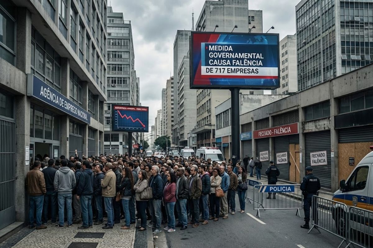 falências empresariais disparam com políticas tarifárias que elevam custos e apertam crédito, atingindo manufatura e outros setores, com impactos em emprego e pedidos de falência até novembro de 2025.