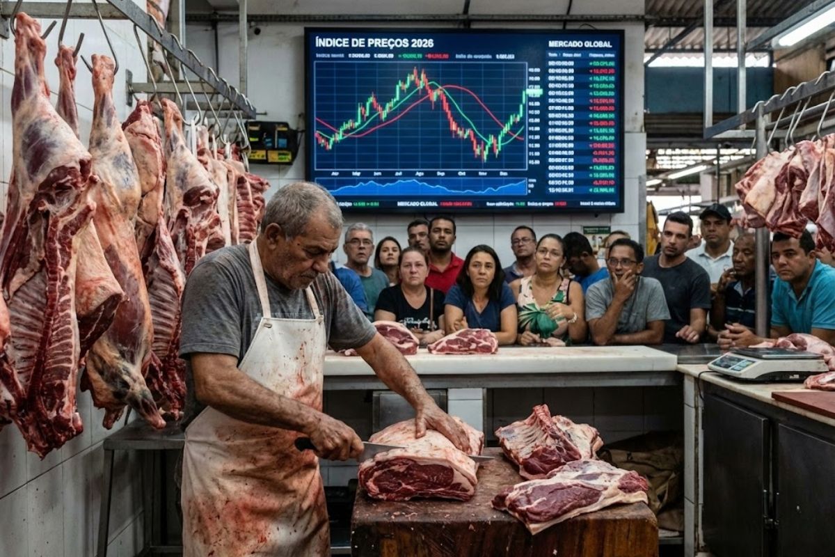 preço da carne segue sob pressão em 2026 com China e México impondo limites; a tarifa muda o jogo e o rebanho em ajuste pode manter a alta no açougue.