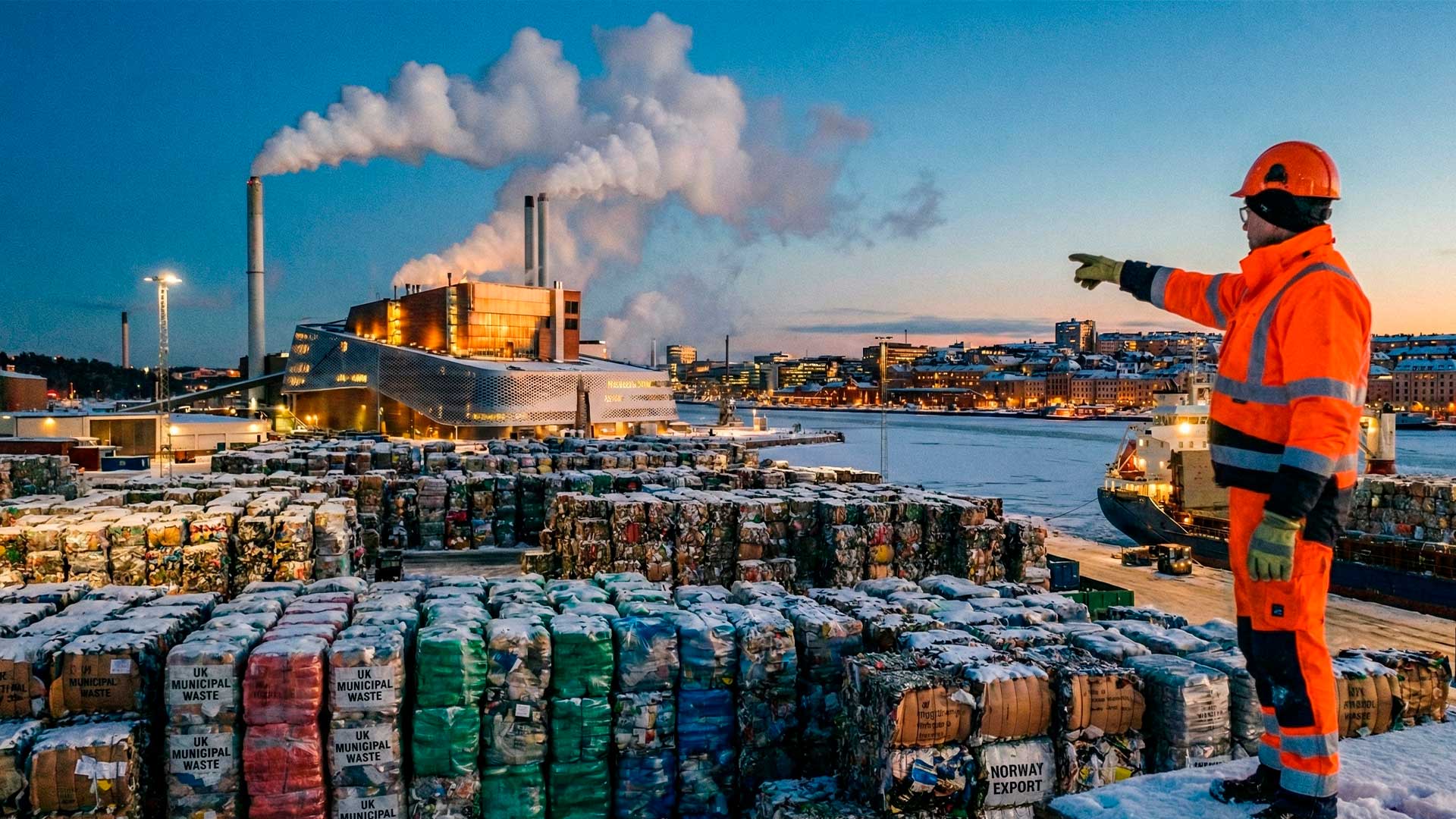 Suécia ficou sem lixo para queimar após transformá-lo em fonte de calor e eletricidade e começa a importar resíduos de outros países para sustentar as usinas que aquecem as cidades