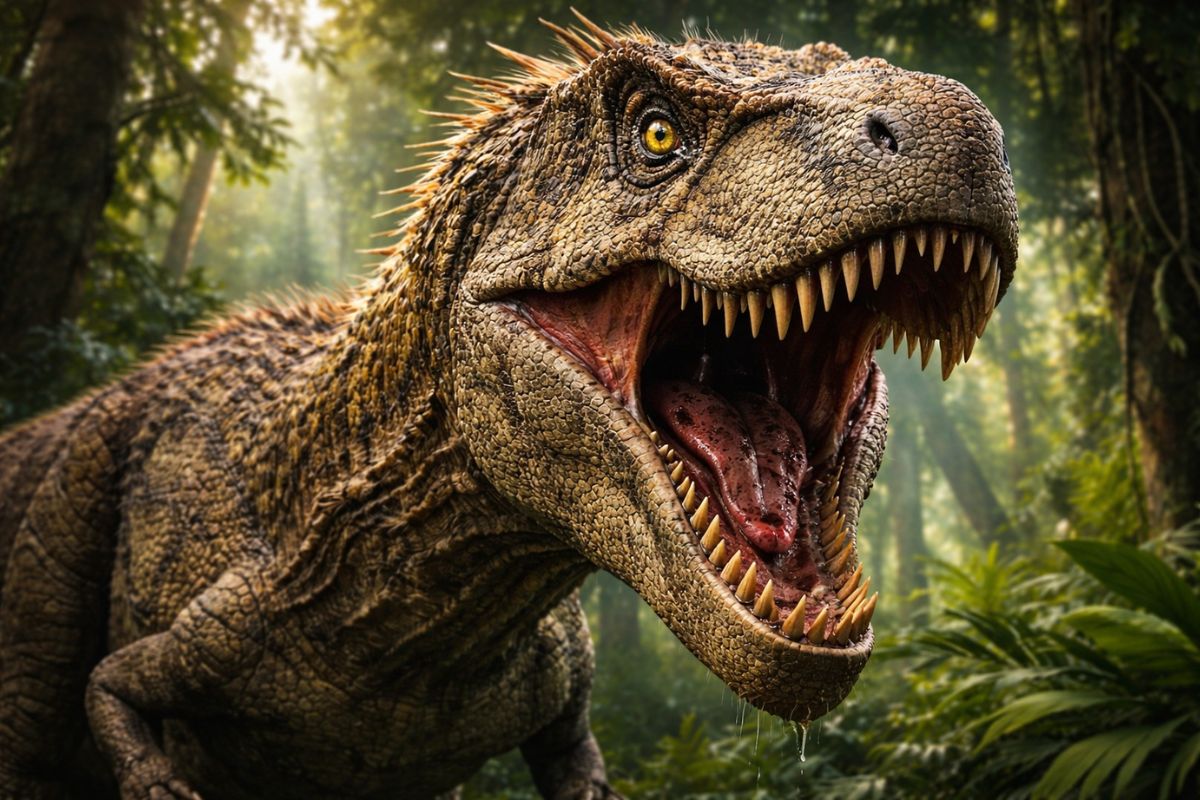 Além do T. Rex, o Dryptosaurus dominou os Apalaches, separado de Laramidia, como membro dos tyrannosauroidia no fim do Cretáceo.