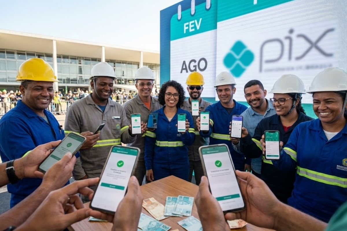 trabalhadores recebem Pix no PIS/Pasep em fevereiro, seguindo calendário por nascimento, com valores proporcionais e prazo de saque até dezembro de 2026.