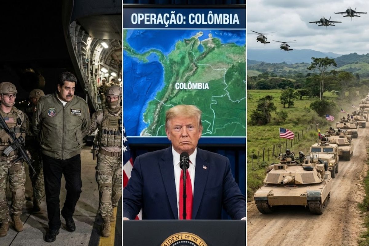 Trump ameaça nova operação militar contra a Colômbia após ofensiva na Venezuela, reacendendo a crise regional e ampliando tensão política.