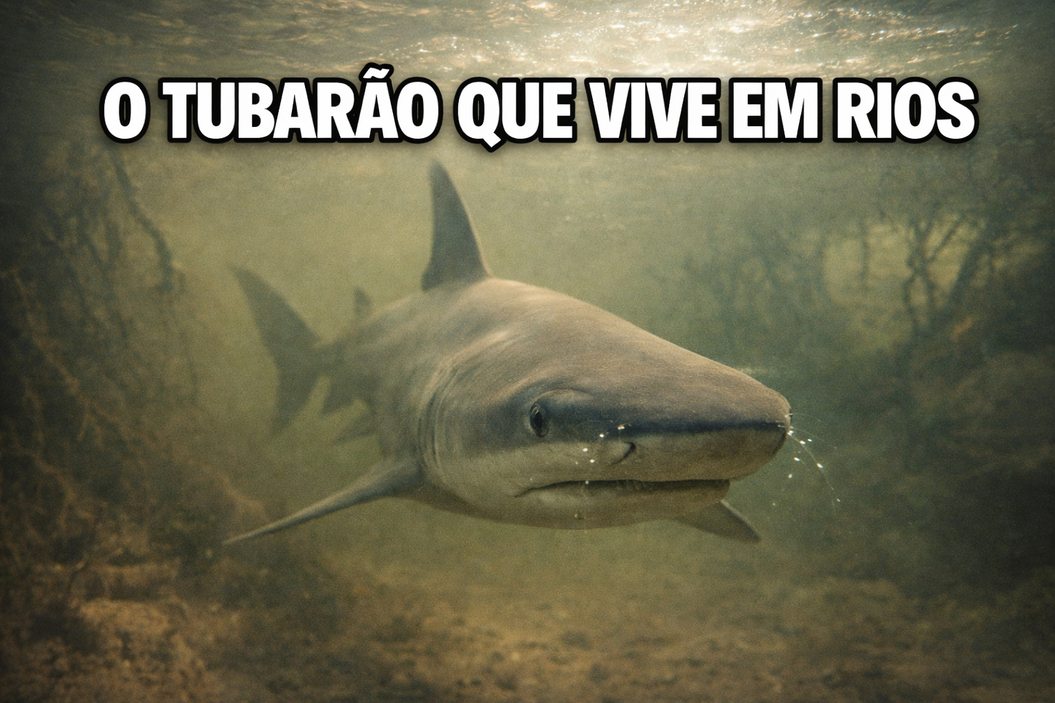 O tubarão que desafiou os oceanos: adaptado a rios de água doce, sensores elétricos avançados e vida em águas turvas fazem do tubarão-do-Ganges um dos predadores mais raros do planeta