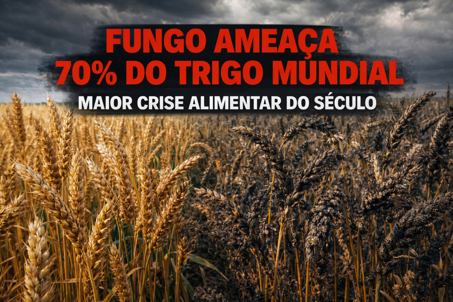 Um fungo capaz de destruir até 70% do trigo mundial ameaça o alimento responsável por 1 em cada 5 calorias humanas e pode provocar a maior crise global de preços de alimentos do século