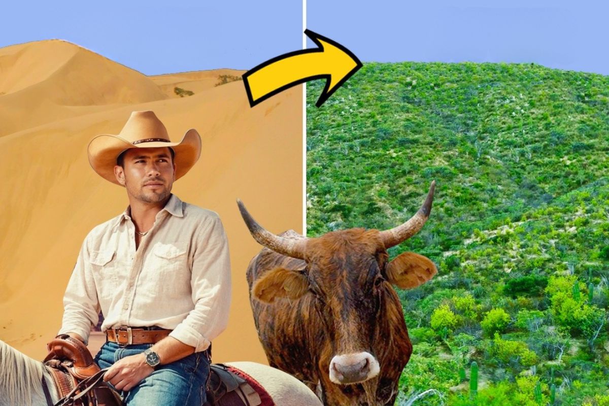 No deserto do México, manejo regenerativo e rotação de gado reduziram erosão, recarregaram aquíferos e transformaram paisagens após 16 anos reais documentados.