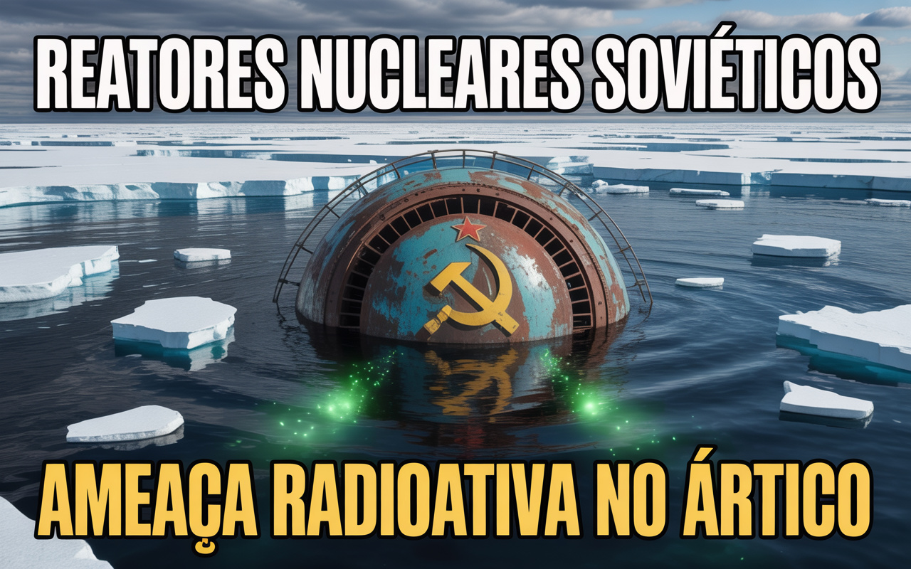 União Soviética afundou reatores nucleares inteiros no Ártico durante a Guerra Fria, e o degelo agora ameaça liberar radiação em um dos oceanos mais sensíveis do planeta
