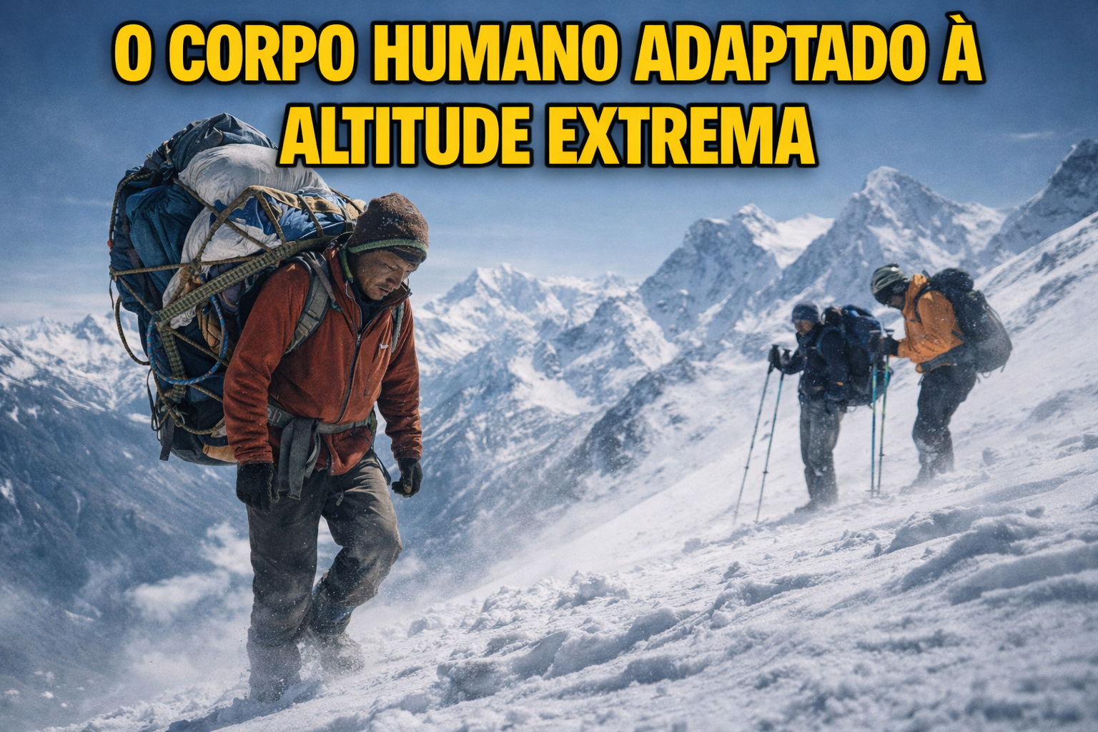 Vivendo acima dos 5.000 metros e carregando cargas que deixam montanhistas exaustos, os Sherpas revelam a biologia da altitude e um metabolismo que desafia o limite do corpo humano