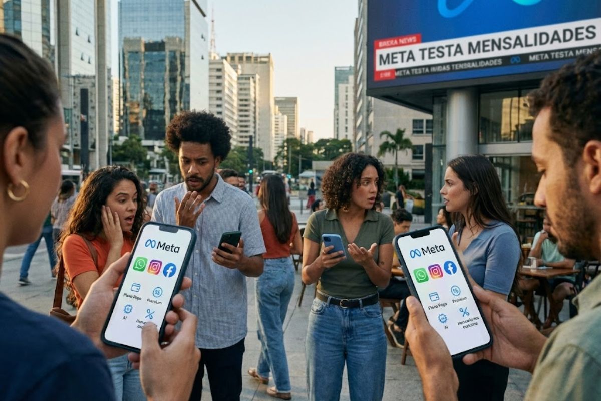 WhatsApp, Instagram e Facebook avaliam planos pagos e planos premium com recursos exclusivos e inteligência artificial, levantando debate sobre o futuro das redes gratuitas.