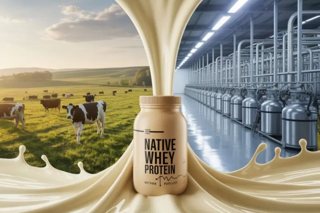 whey protein sale del suero y de la leche en fábricas 24 horas, se convierte en polvo a escala industrial y llega al envasado con miles de envases por día en el mundo.