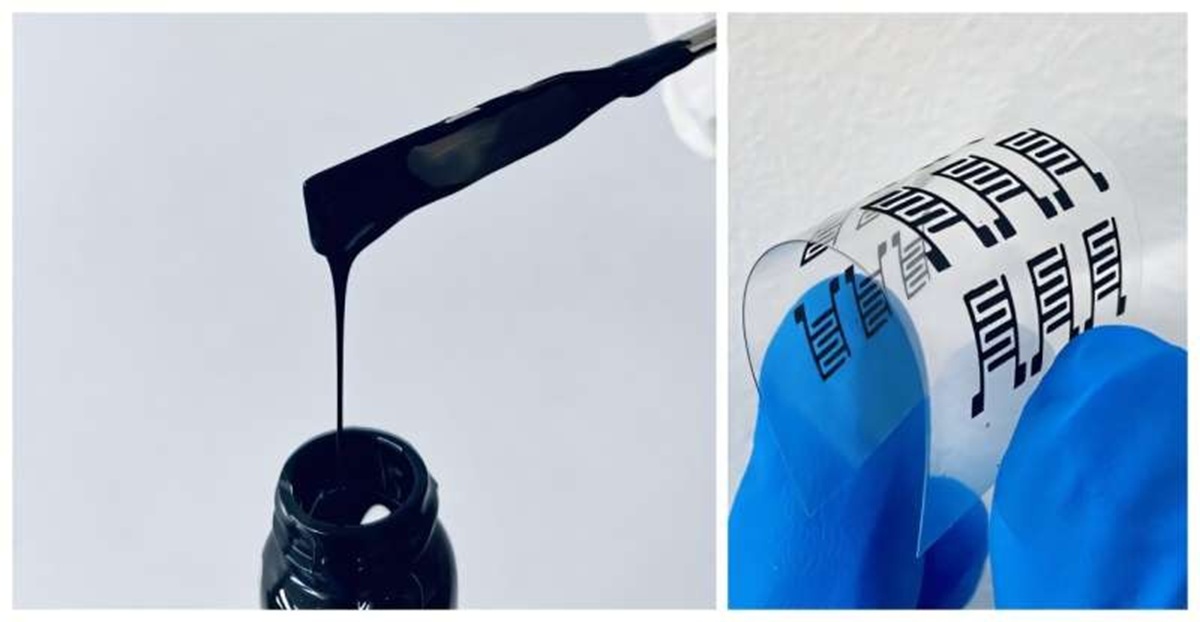 Novo material de grafeno permite tintas concentradas, impressão precisa e produção eficiente de eletrônicos flexíveis.
