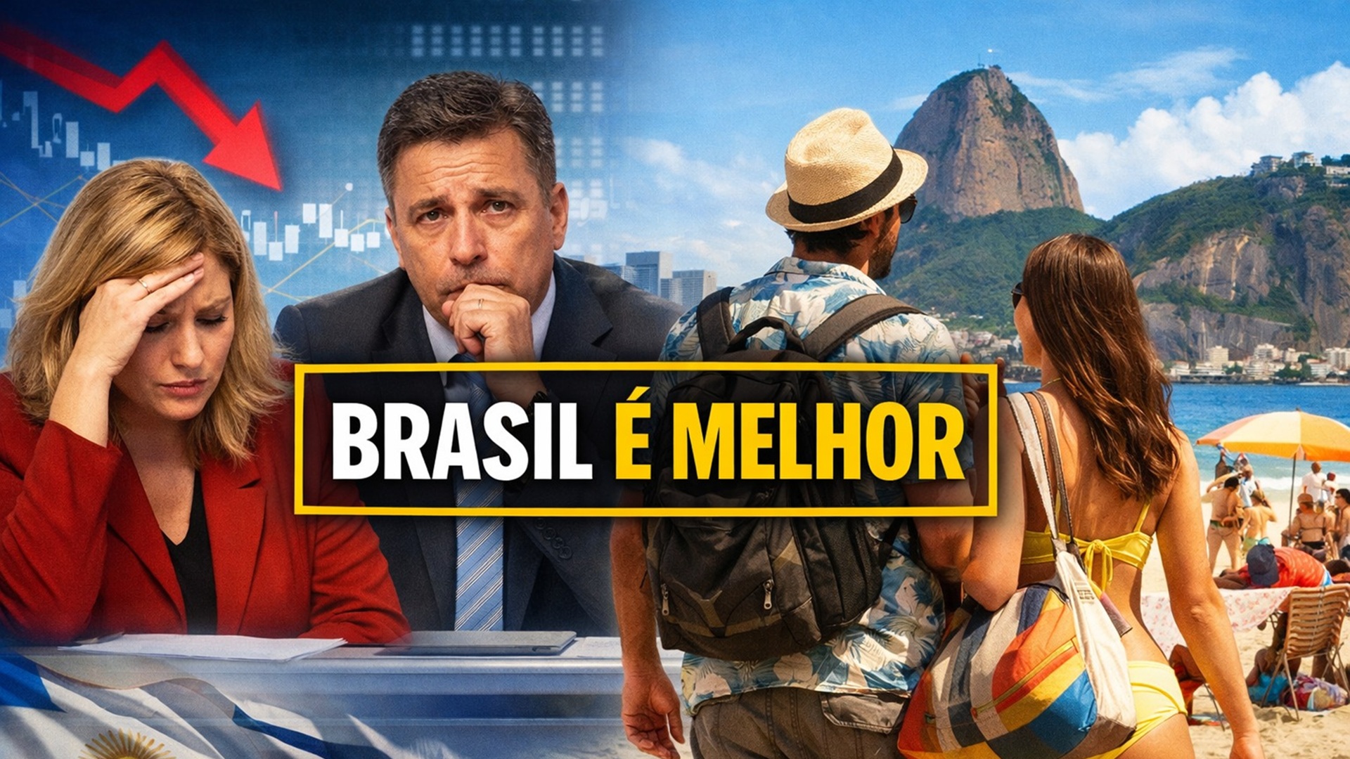 TV argentina reage ao êxodo de turistas para o Brasil, pressionada por câmbio desfavorável, preços altos e perda de competitividade do turismo local.