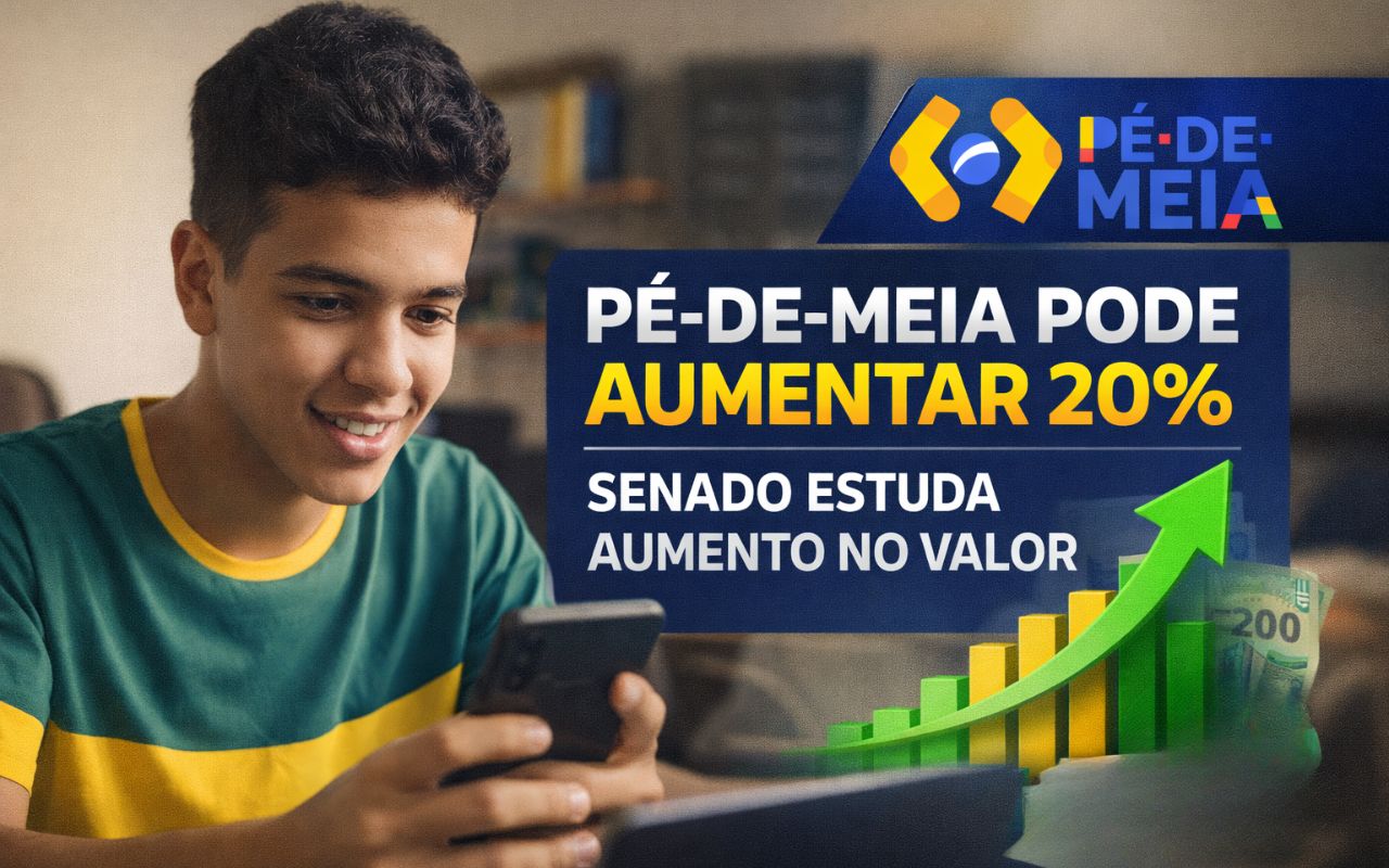 Senado pode aumentar o valor do Pé-de-Meia em 20% para alunos de áreas rurais e incluir incentivo por período integral; proposta busca incentivar permanência escolar.