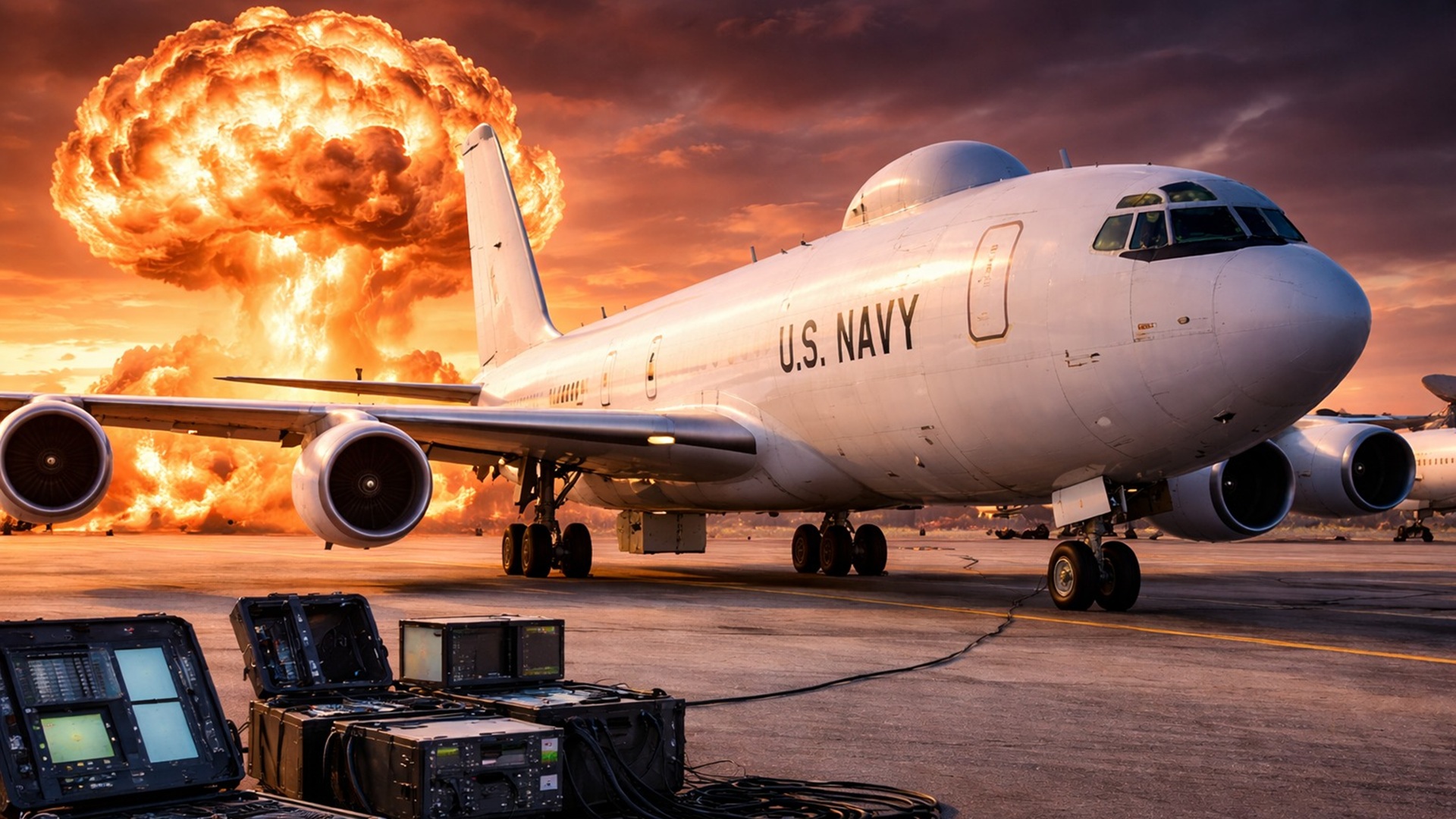 Marinha dos EUA moderniza E-6B Mercury com contrato de US$ 20,3 milhões para manter comunicações nucleares até a transição ao E-130J.