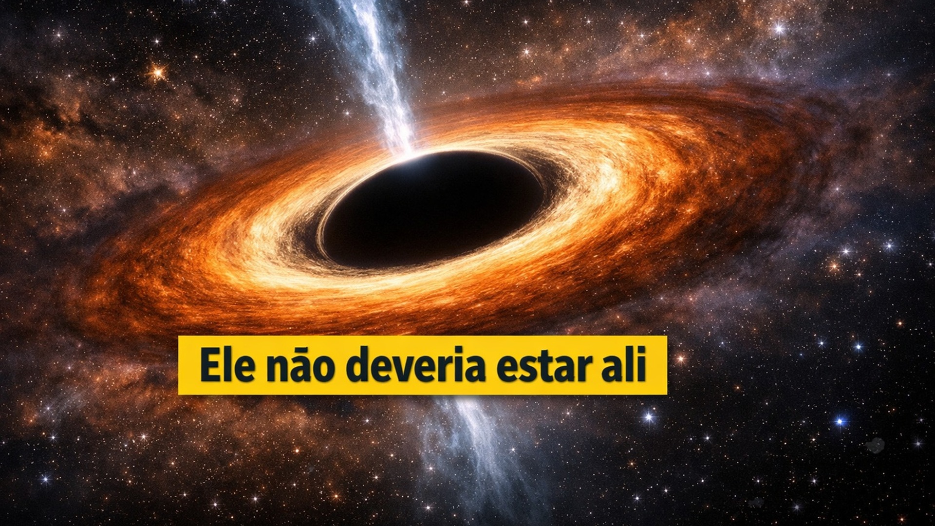Buraco negro 50 milhões de vezes mais pesado que o Sol surge no universo jovem, quase sem estrelas, e desafia teorias clássicas da astronomia.